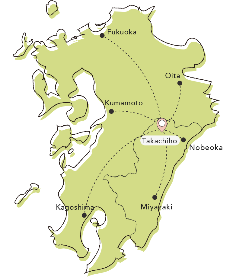 From Kyushu to Takachiho